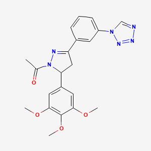 molecular formula C21H22N6O4 B15142453 Cox-2-IN-21 