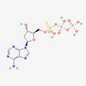 molecular formula C10H16N5O11P3S B1514247 Datp-alpha-S, [35S] 