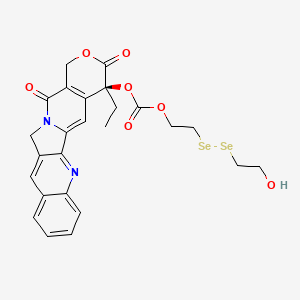 molecular formula C25H24N2O7Se2 B15142511 CPT-Se4 