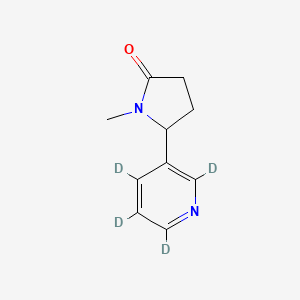 molecular formula C10H12N2O B15142551 (Rac)-Cotinine-d4 