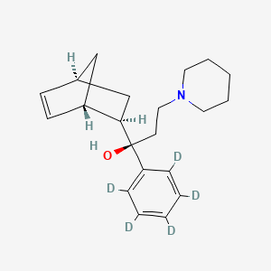 molecular formula C21H29NO B15142573 rel-Biperiden EP impurity B-d5 