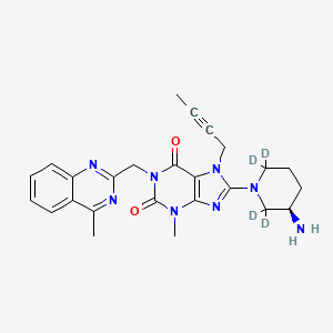 molecular formula C25H28N8O2 B15142624 Linagliptin-d4 