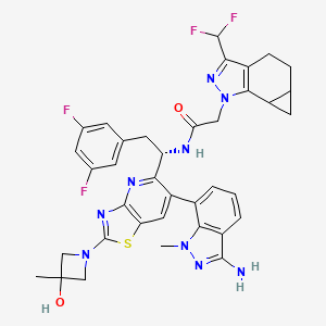 molecular formula C37H35F4N9O2S B15142641 Hiv-IN-1 