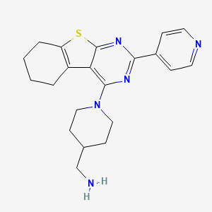 molecular formula C21H25N5S B15142700 Pkc-IN-4 