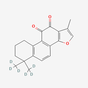 molecular formula C19H18O3 B15142717 Tanshinone IIA-d6 