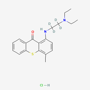 molecular formula C20H25ClN2OS B15142719 Lucanthone-d4 (hydrochloride) 