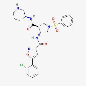 molecular formula C26H28ClN5O5S B15142758 Ghrelin receptor full agonist-2 