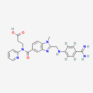 molecular formula C25H25N7O3 B15142785 Dabigatran-d4 