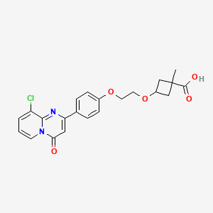 molecular formula C22H21ClN2O5 B15142812 Hbv-IN-14 