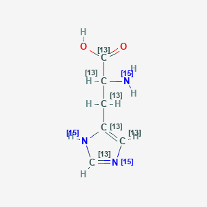 molecular formula C6H9N3O2 B15142826 rac Histidine-13C6,15N3 