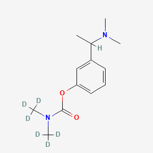 N-Desethyl N-Methyl-d6 rac-Rivastigmine