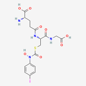 molecular formula C17H21IN4O8S B15142865 Glyoxalase I inhibitor 4 