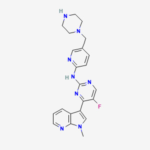 molecular formula C22H23FN8 B15142879 Cdk4/6-IN-9 