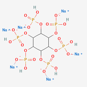 hexasodium;[2,3,4,5,6-pentakis[[hydroxy(oxido)phosphoryl]oxy]cyclohexyl] hydrogen phosphate