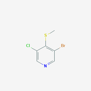 molecular formula C6H5BrClNS B1514296 5-Bromo-3-chloro-4-methylthiopyridine 