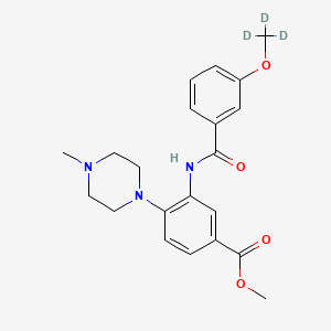 3-[(3-Methoxybenzoyl)amino]-4-(4-methyl-1-piperazinyl)benzoic acid methyl ester-d3