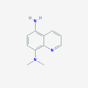 molecular formula C11H13N3 B1514298 N8,N8-二甲基-5,8-喹啉二胺 CAS No. 1033693-20-7