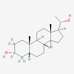 molecular formula C21H36O2 B15142990 Pregnanediol-d5 