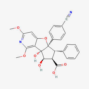 molecular formula C26H22N2O7 B15143010 eIF4A3-IN-5 