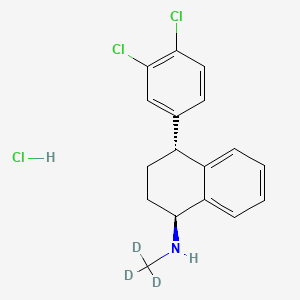 rac-trans Sertraline-d3 Hydrochloride