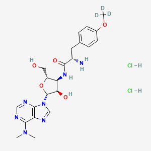 molecular formula C22H31Cl2N7O5 B15143077 Puromycin-d3 (dihydrochloride) 