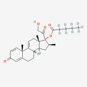 molecular formula C27H36O5 B15143112 Betamethasone 9(11)-ene-d9 