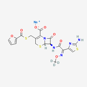 molecular formula C19H16N5NaO7S3 B15143118 Ceftiofur-d3 (sodium) 