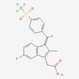 molecular formula C20H17FO4S B15143155 Sulindac sulfone-d3 