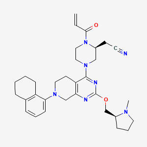 molecular formula C32H41N7O2 B15143215 KRAS G12C inhibitor 22 