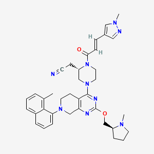 molecular formula C37H43N9O2 B15143248 KRAS G12C inhibitor 39 