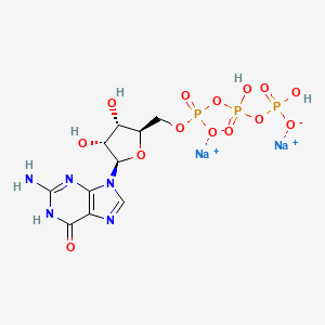 molecular formula C10H14N5Na2O14P3 B15143261 Guanosine-5'-triphosphate (disodium salt) 