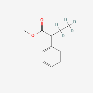 molecular formula C11H14O2 B15143280 2-Phenylbutyric Acid-d5 Methyl Ester 