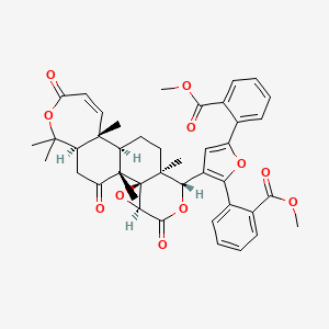 molecular formula C42H42O11 B15143293 Insecticidal agent 1 