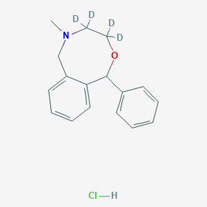 molecular formula C17H20ClNO B15143339 Nefopam-d4 (hydrochloride) 