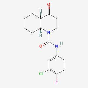 molecular formula C16H18ClFN2O2 B15143362 Hbv-IN-20 