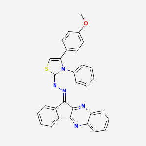 molecular formula C31H21N5OS B15143398 Apoptotic agent-3 