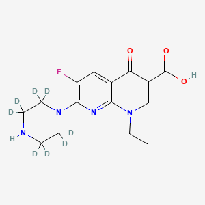 molecular formula C15H17FN4O3 B15143409 Enoxacin-d8 