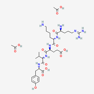 molecular formula C35H59N9O13 B15143429 Splenopentin (diacetate) 