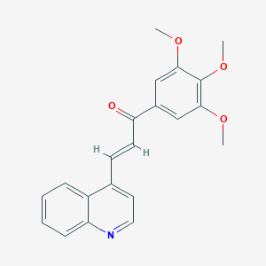 molecular formula C21H19NO4 B15143439 Tubulin inhibitor 27 