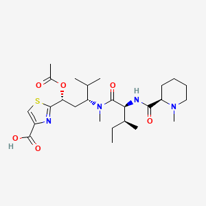 molecular formula C26H42N4O6S B15143444 Tubulysin IM-2 