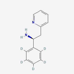 molecular formula C13H14N2 B15143451 Lanicemine-d5 