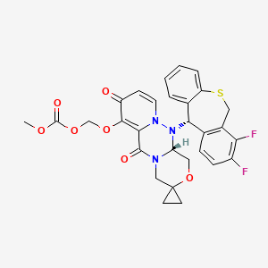 molecular formula C29H25F2N3O7S B15143468 Cap-dependent endonuclease-IN-3 