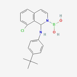 molecular formula C19H22BClN2O2 B1514348 1-(4-Tert-butyl phenylamino)-8-chloroisoquinolin-2(1h)-ylboronic acid 