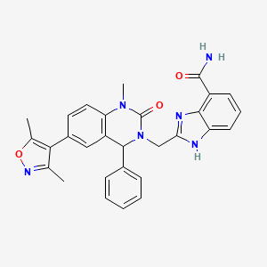 molecular formula C29H26N6O3 B15143502 Parp1/brd4-IN-1 