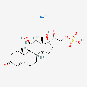 Cortisol-21-sulfate-d4 (sodium salt)