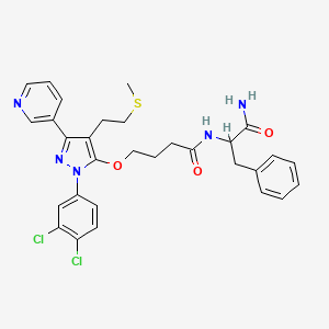 molecular formula C30H31Cl2N5O3S B1514351 Ggti-DU40 