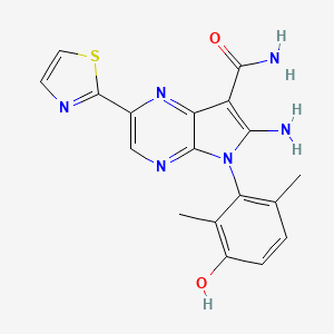 molecular formula C18H16N6O2S B15143556 Myt1-IN-2 