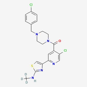 molecular formula C21H21Cl2N5OS B15143667 WNK-IN-11-d3 