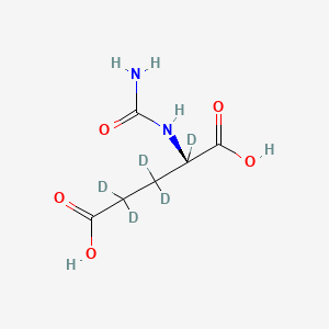 molecular formula C6H10N2O5 B15143680 Carglumic Acid-d5 