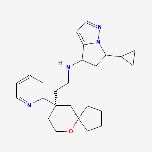 molecular formula C25H34N4O B15143693 |I opioid receptor agonist 2 